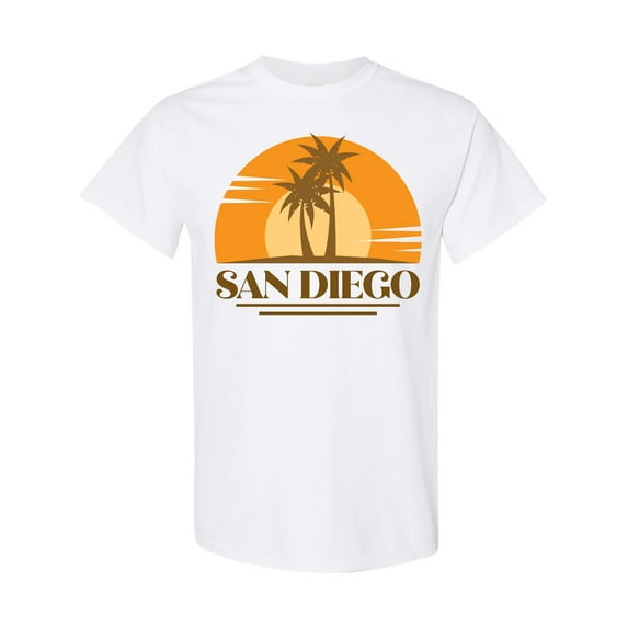 Inktastic San Diego California Retro Sunset T-Shirt