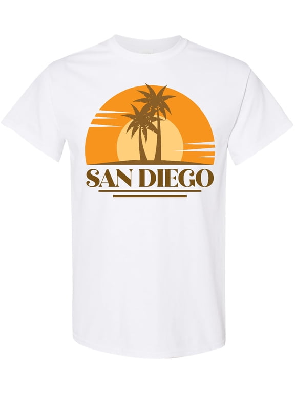 San Diego California Retro Sunset T-Shirt