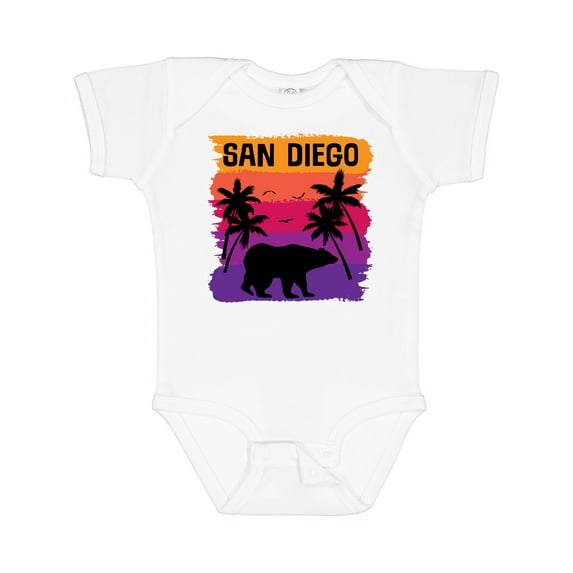 Inktastic San Diego California Sunset Boys or Girls Baby Bodysuit