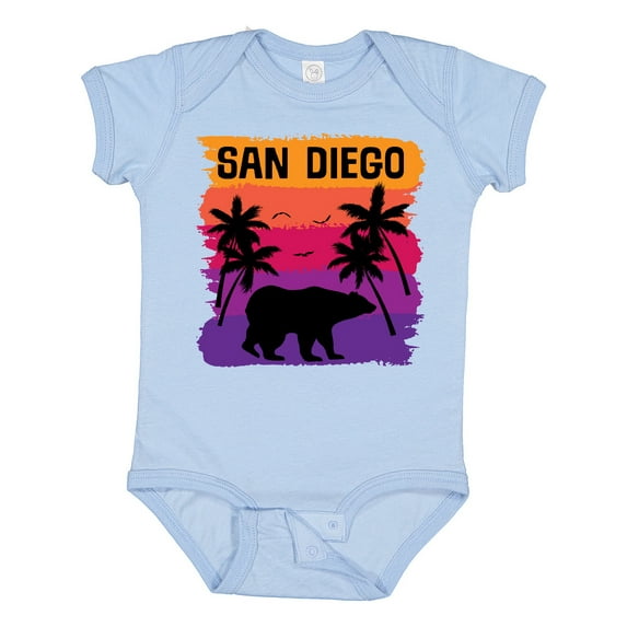 Inktastic San Diego California Sunset Boys or Girls Baby Bodysuit