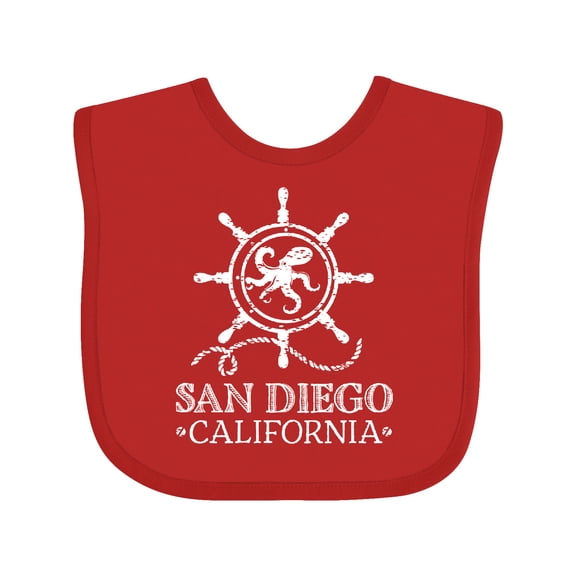 Inktastic San Diego California Travel Boys or Girls Baby Bib