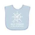 thumbnail image 1 of Inktastic San Diego California Travel Boys or Girls Baby Bib, 1 of 4