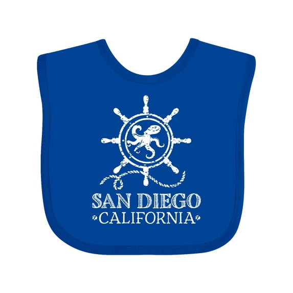 Inktastic San Diego California Travel Boys or Girls Baby Bib