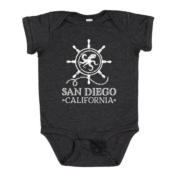 Inktastic San Diego California Travel Boys or Girls Baby Bodysuit