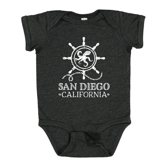 Inktastic San Diego California Travel Boys or Girls Baby Bodysuit
