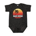 thumbnail image 1 of Inktastic San Diego California Vacation Retro Sunset Boys or Girls Baby Bodysuit, 1 of 5
