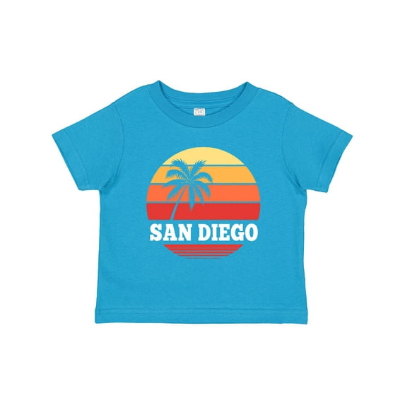 Inktastic San Diego California Vacation Retro Sunset Boys or Girls Toddler T-Shirt
