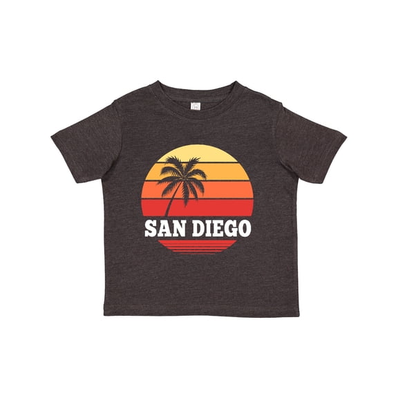 Inktastic San Diego California Vacation Retro Sunset Boys or Girls Toddler T-Shirt