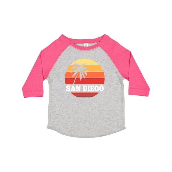 Inktastic San Diego California Vacation Retro Sunset Boys or Girls Toddler T-Shirt