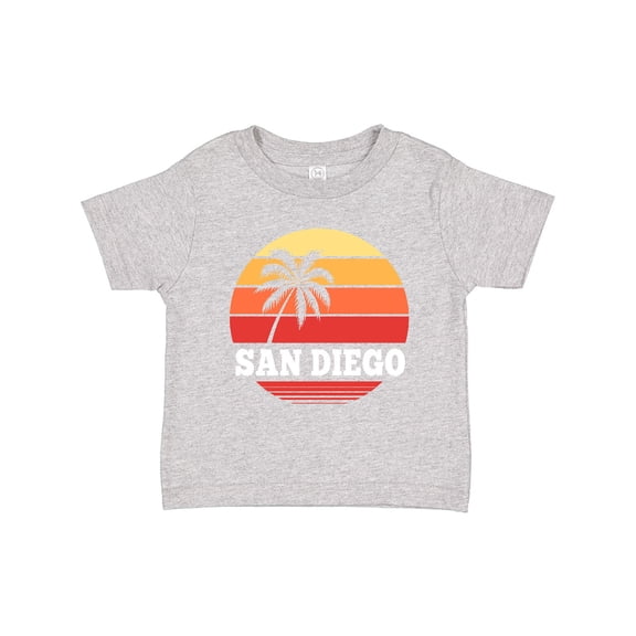 Inktastic San Diego California Vacation Retro Sunset Boys or Girls Toddler T-Shirt