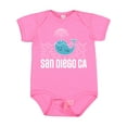 thumbnail image 1 of Inktastic San Diego California Whale Boys or Girls Baby Bodysuit, 1 of 5