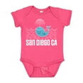 thumbnail image 1 of Inktastic San Diego California Whale Boys or Girls Baby Bodysuit, 1 of 5