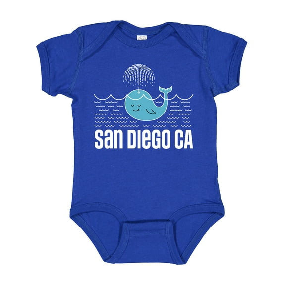 Inktastic San Diego California Whale Boys or Girls Baby Bodysuit