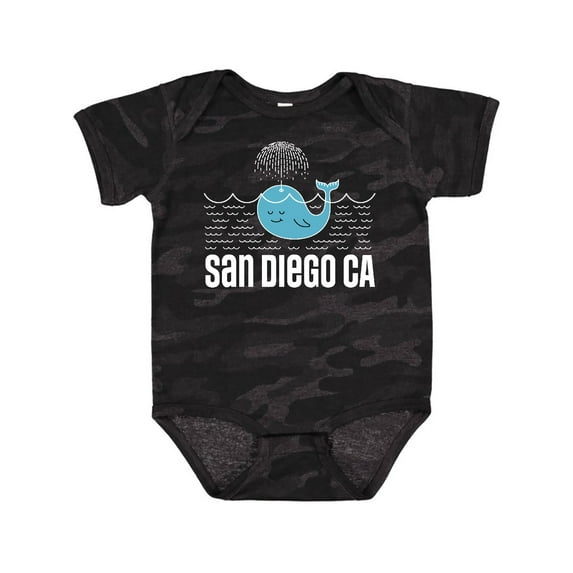 Inktastic San Diego California Whale Boys or Girls Baby Bodysuit