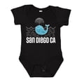 thumbnail image 1 of Inktastic San Diego California Whale Boys or Girls Baby Bodysuit, 1 of 5