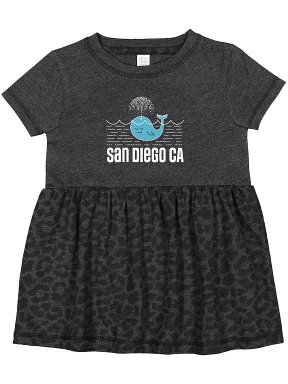 San Diego California Whale Girls Baby Dress