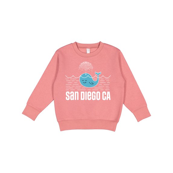 Inktastic San Diego California Whale Toddler Sweatshirt