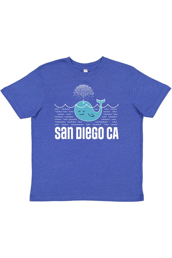 San Diego California Whale Youth T-Shirt