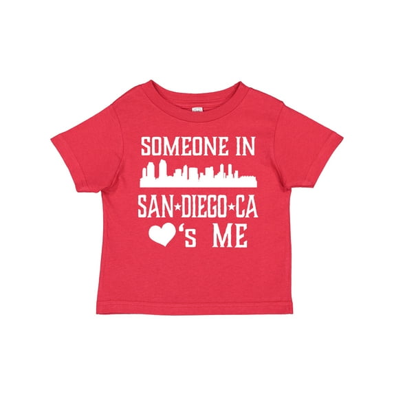 Inktastic San Diego Someone Loves Me Skyline Boys or Girls Toddler T-Shirt