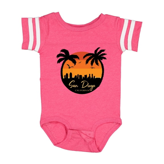 Inktastic San Diego Sunset Skyline Boys or Girls Baby Bodysuit