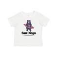 thumbnail image 1 of Inktastic San Diego Surfing Bear Girls Baby T-Shirt, 1 of 5