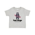 thumbnail image 1 of Inktastic San Diego Surfing Bear Girls Baby T-Shirt, 1 of 5