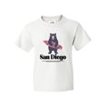 thumbnail image 1 of Inktastic San Diego Surfing Bear Youth T-Shirt, 1 of 5