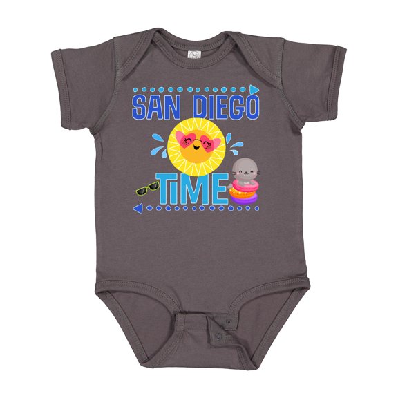 Inktastic San Diego Vacation Cute Beach Boys or Girls Baby Bodysuit