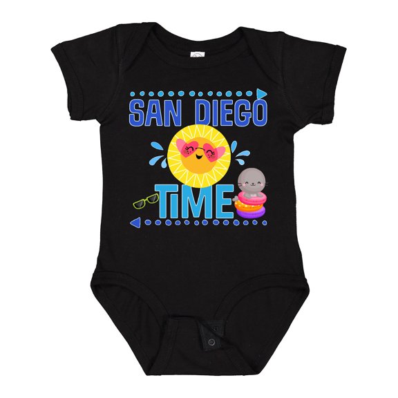 Inktastic San Diego Vacation Cute Beach Boys or Girls Baby Bodysuit