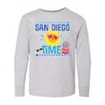 thumbnail image 1 of Inktastic San Diego Vacation Cute Beach Long Sleeve Youth T-Shirt, 1 of 5