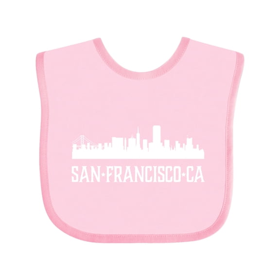 Inktastic San Francisco California Skyline CA Cities Boys or Girls Baby Bib