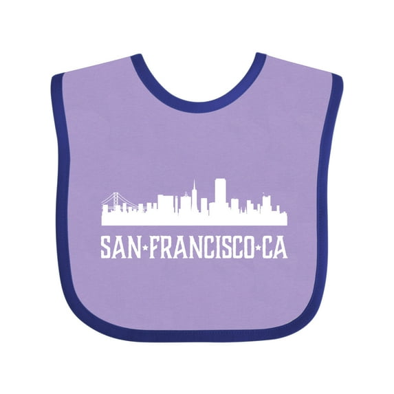 Inktastic San Francisco California Skyline CA Cities Boys or Girls Baby Bib