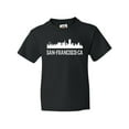 thumbnail image 1 of Inktastic San Francisco California Skyline CA Cities Youth T-Shirt, 1 of 5