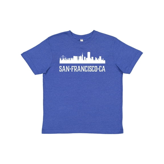 Inktastic San Francisco California Skyline CA Cities Youth T-Shirt