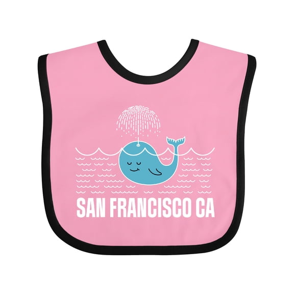 Inktastic San Francisco California Whale Watching Boys or Girls Baby Bib