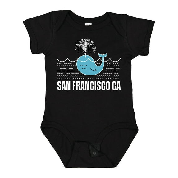 Inktastic San Francisco California Whale Watching Boys or Girls Baby Bodysuit