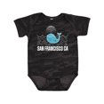 thumbnail image 1 of Inktastic San Francisco California Whale Watching Boys or Girls Baby Bodysuit, 1 of 5