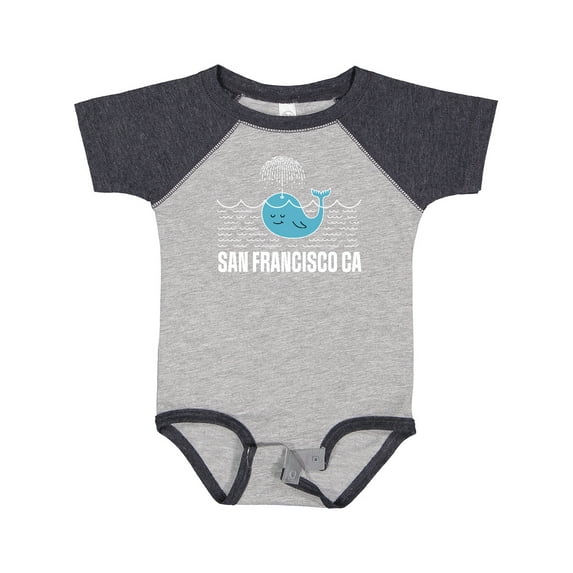 Inktastic San Francisco California Whale Watching Boys or Girls Baby Bodysuit