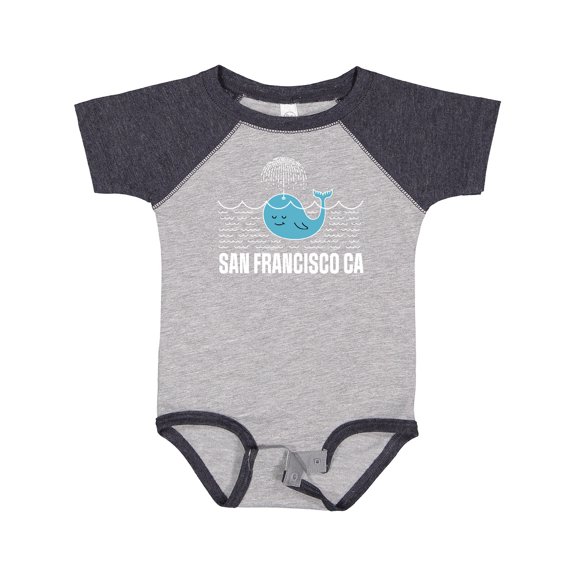 Inktastic San Francisco California Whale Watching Boys or Girls Baby Bodysuit