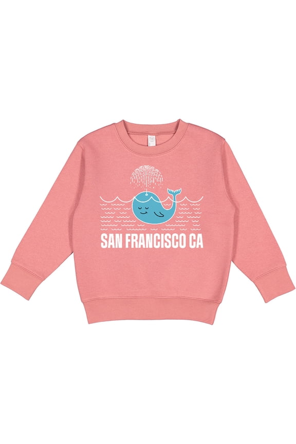 San Francisco California Whale Watching Toddler Sweatshirt