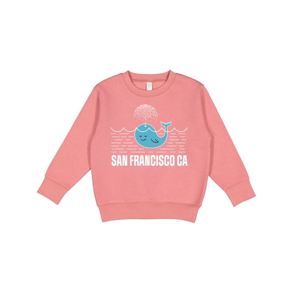 Inktastic San Francisco California Whale Watching Toddler Sweatshirt
