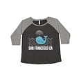 thumbnail image 1 of Inktastic San Francisco California Whale Watching Women's Plus Size T-Shirt, 1 of 5