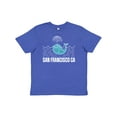 thumbnail image 1 of Inktastic San Francisco California Whale Watching Youth T-Shirt, 1 of 5