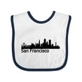 thumbnail image 1 of Inktastic San Francisco Skyline Boys or Girls Baby Bib, 1 of 4