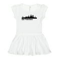 thumbnail image 1 of Inktastic San Francisco Skyline Girls Baby Dress, 1 of 5