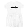 thumbnail image 1 of Inktastic San Francisco Skyline Girls Toddler Dress, 1 of 5