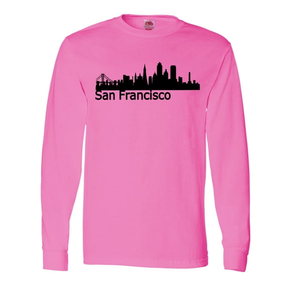 Inktastic San Francisco Skyline Long Sleeve T-Shirt
