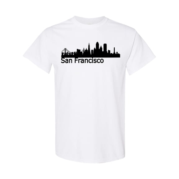 Inktastic San Francisco Skyline T-Shirt