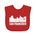 thumbnail image 1 of Inktastic San Francisco Skyline with Grunge Boys or Girls Baby Bib, 1 of 4