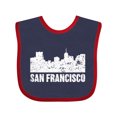 thumbnail image 1 of Inktastic San Francisco Skyline with Grunge Boys or Girls Baby Bib, 1 of 4
